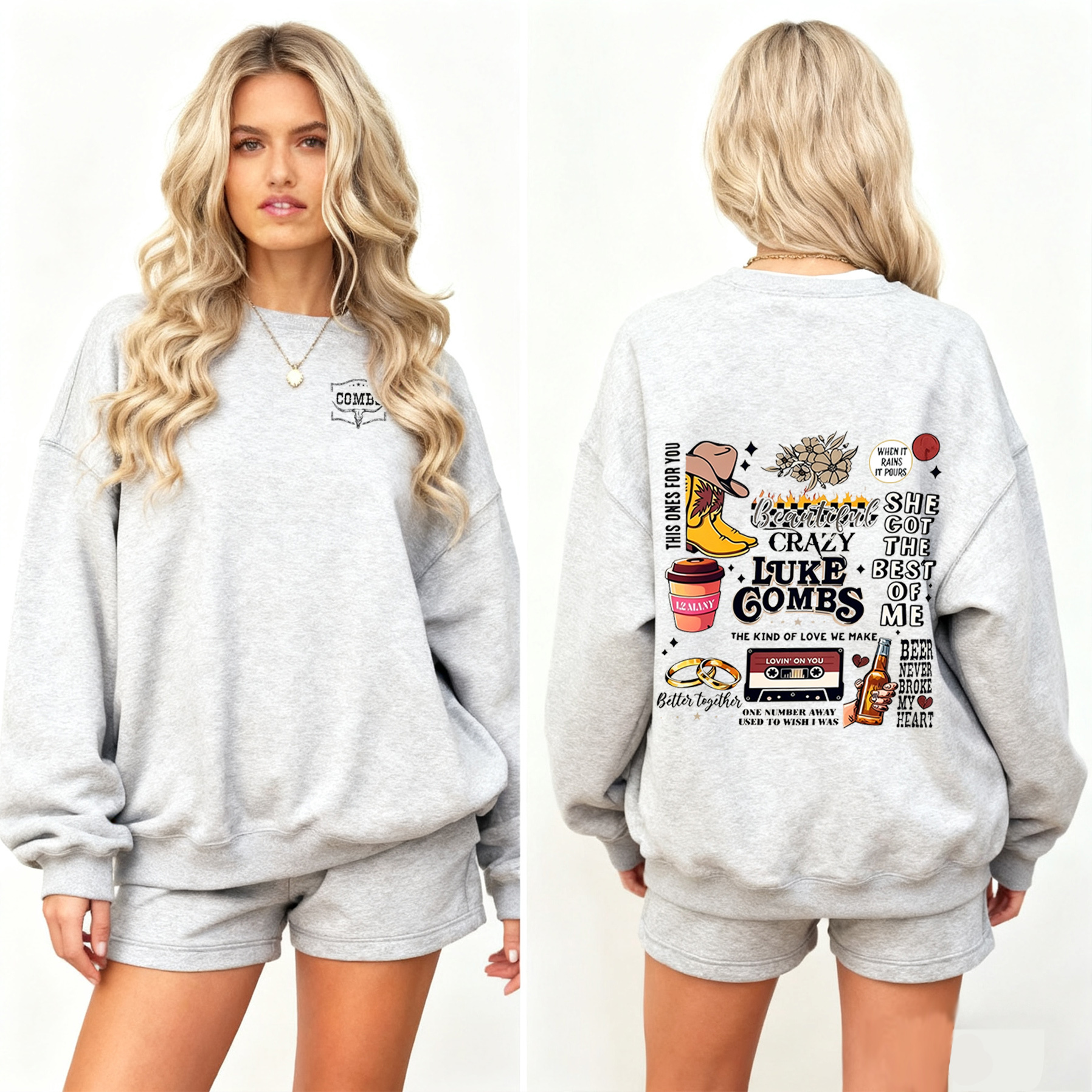 Luke Combs album series Unisex Shirt/Crewneck/Hoodie