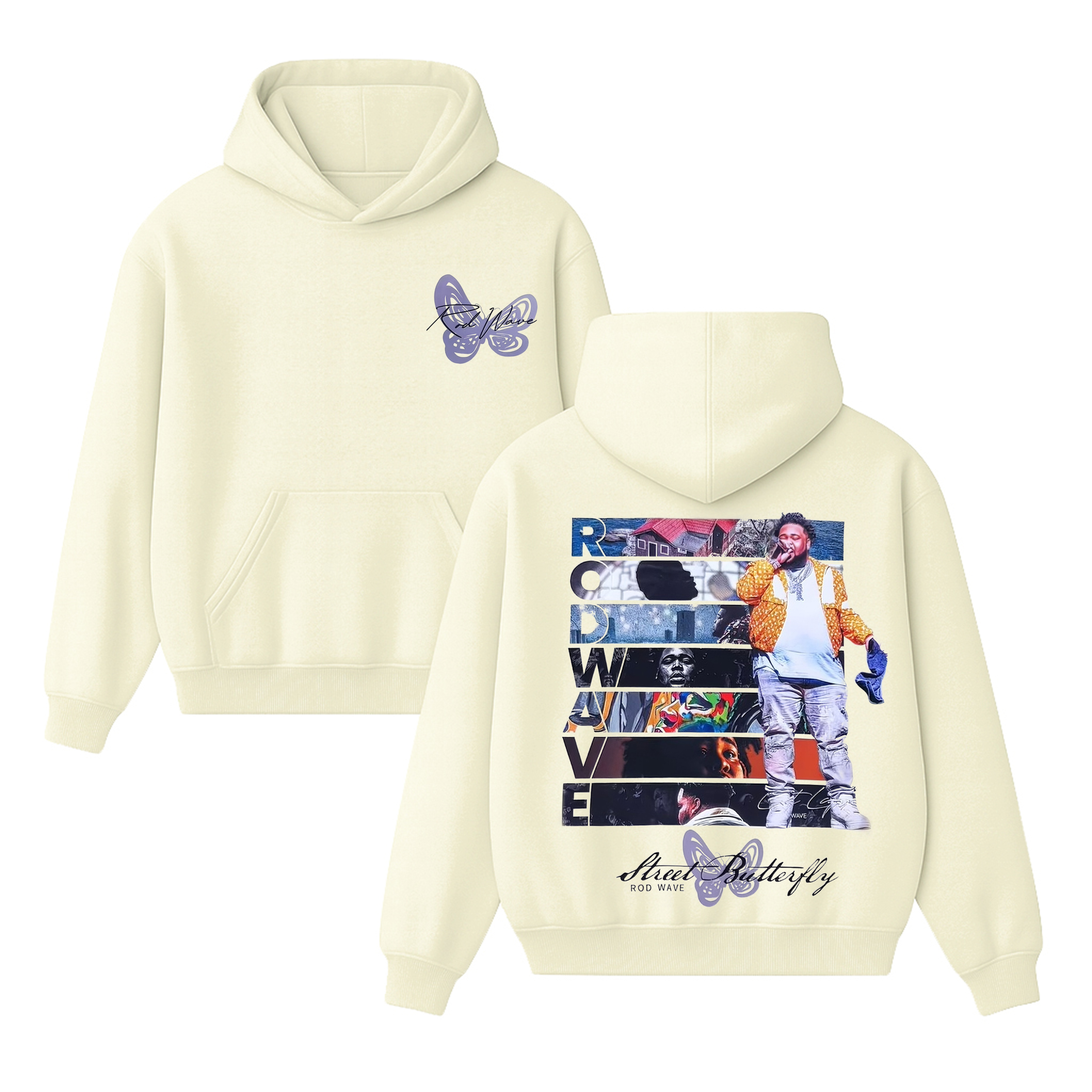 Rod Wave "Street Butterfly" Unisex Shirt/Crewneck/Hoodie