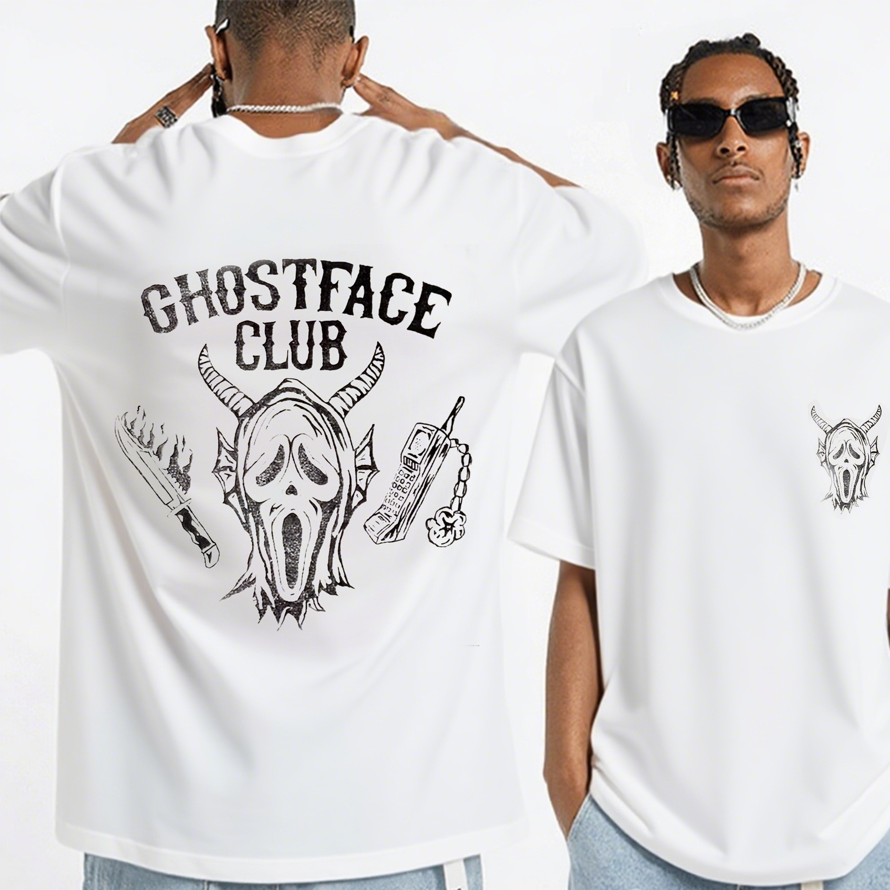 Ghostface Club Horror Movie Unisex Shirt/Crewneck/Hoodie