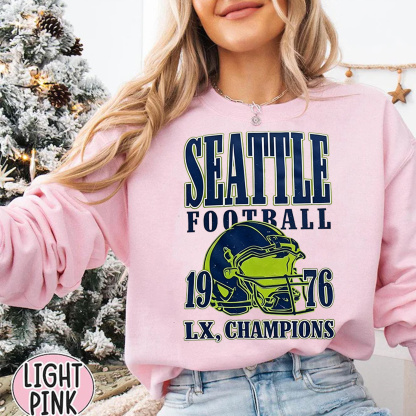  Seattle Football vintage style graphic  Unisex Shirt/Crewneck/Hoodie