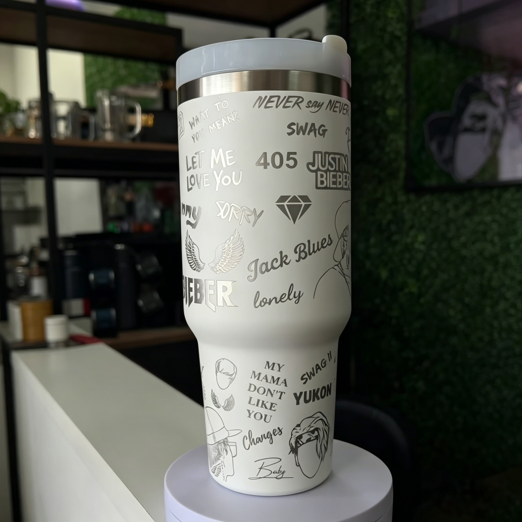 Justin Bieber 40oz Tumbler  Stanley Cup