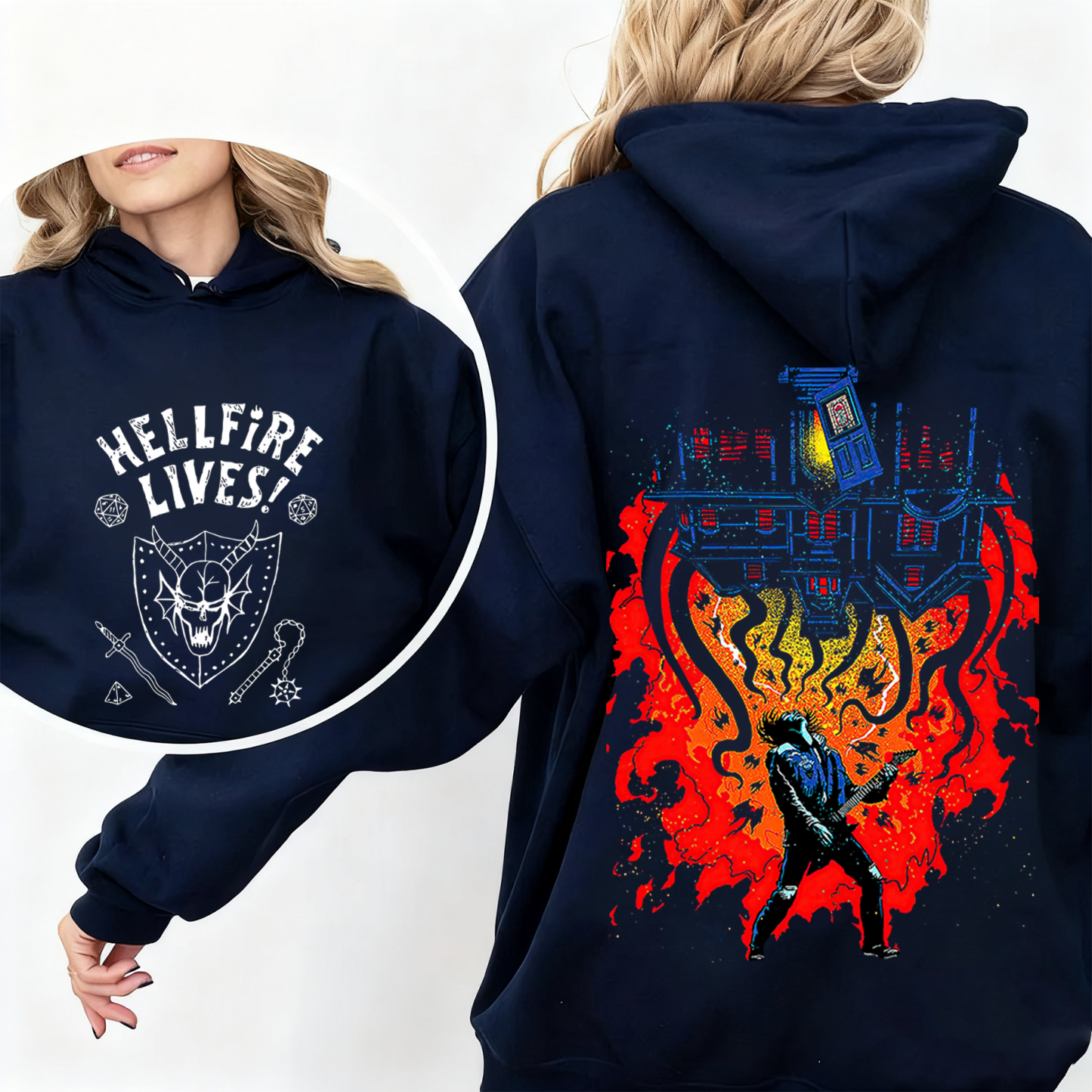 Stranger Things Hellfire Lives  Unisex Shirts/Crewneck/Hoodie