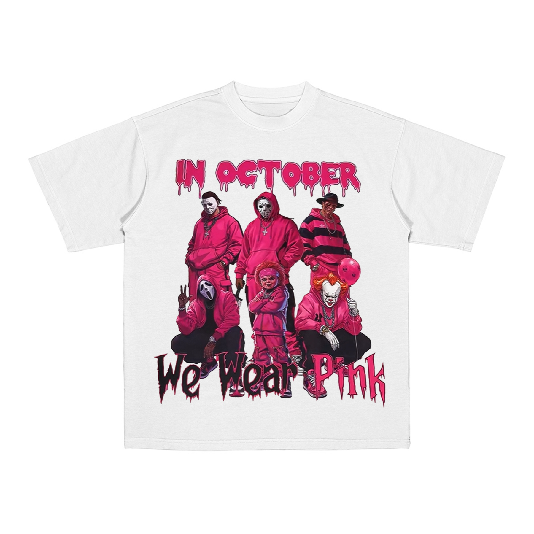 IN OCTOBER We Wear Pink T-Shirt