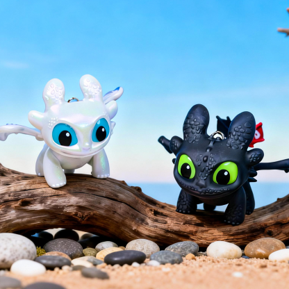 Universal How to Train Your Dragon Toothless Keychain Backpack Charm/Accessory