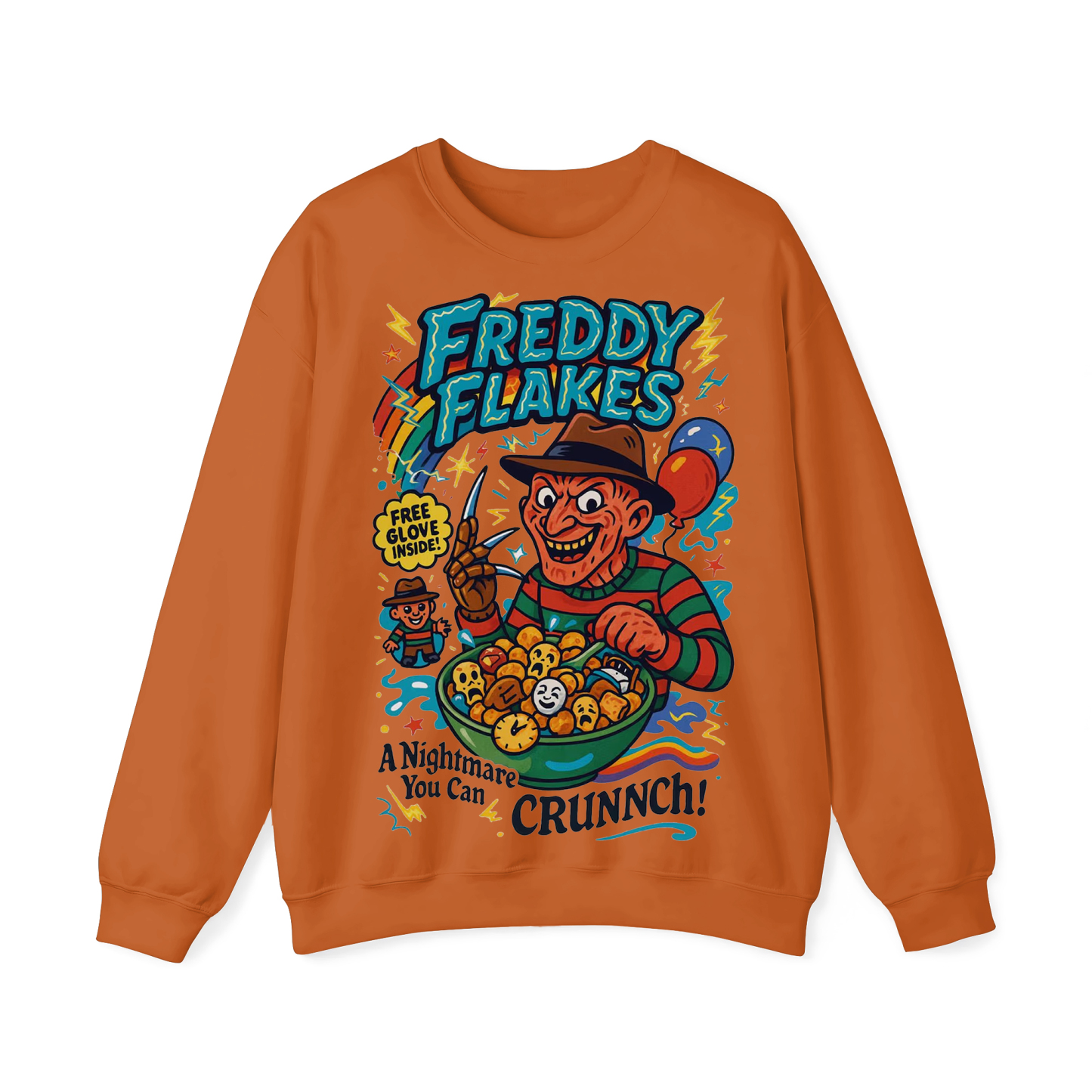 Freddy Flakes Crewneck Sweatshirt