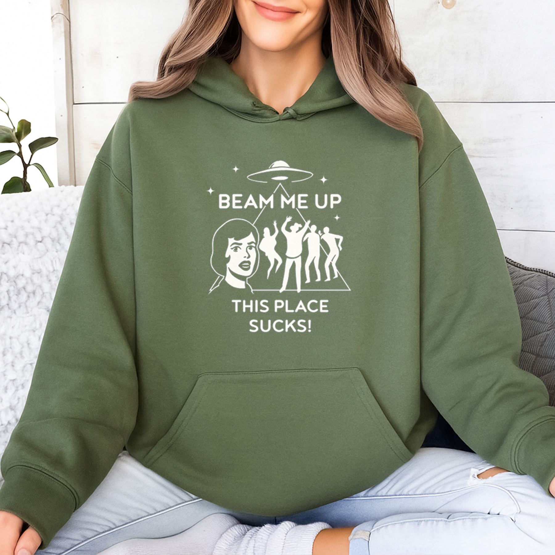 Beam Me Up, This Place Sucks! - Robin's Unisex Shirt/Crewneck/Hoodie