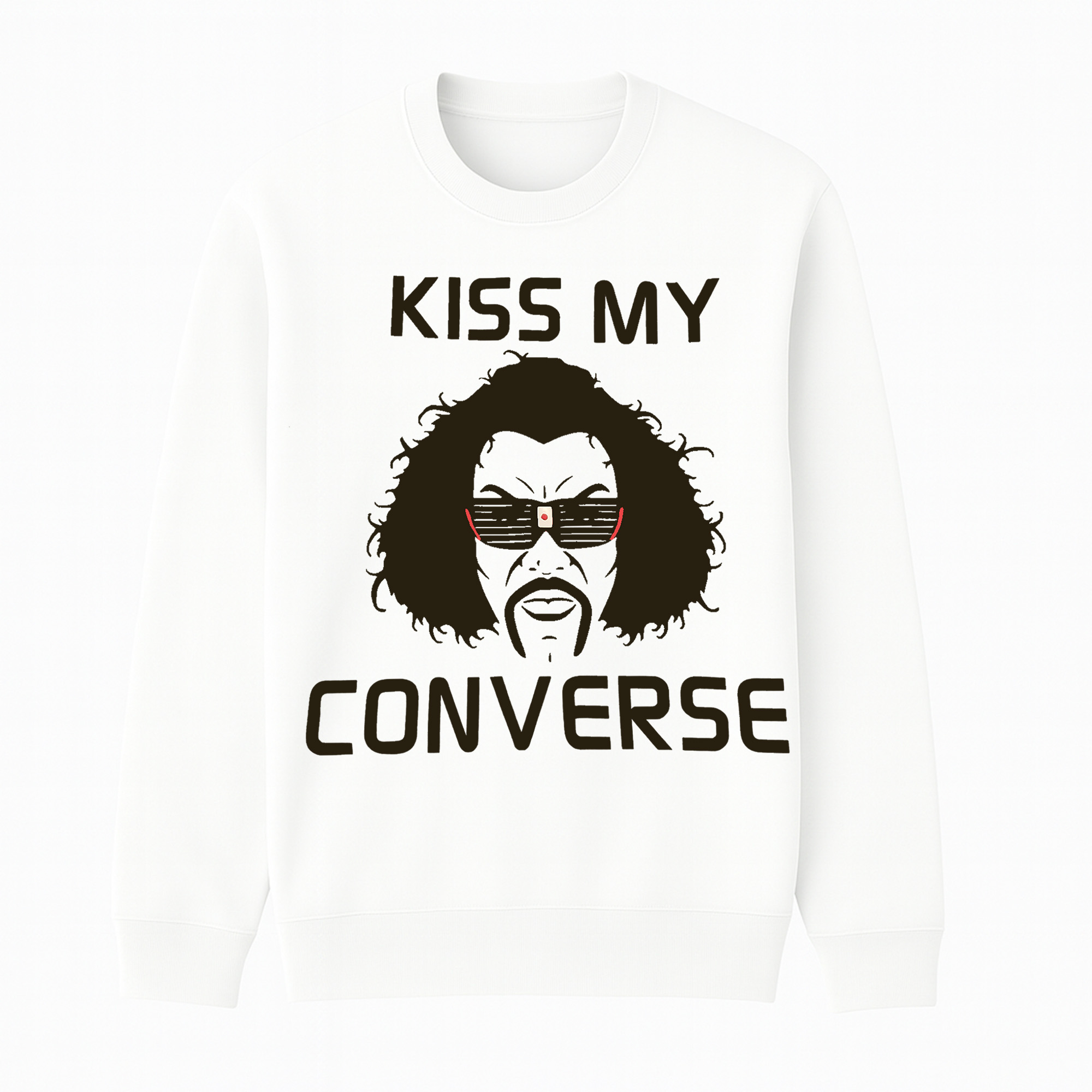 Kiss My Converse Crewneck Sweatshirt