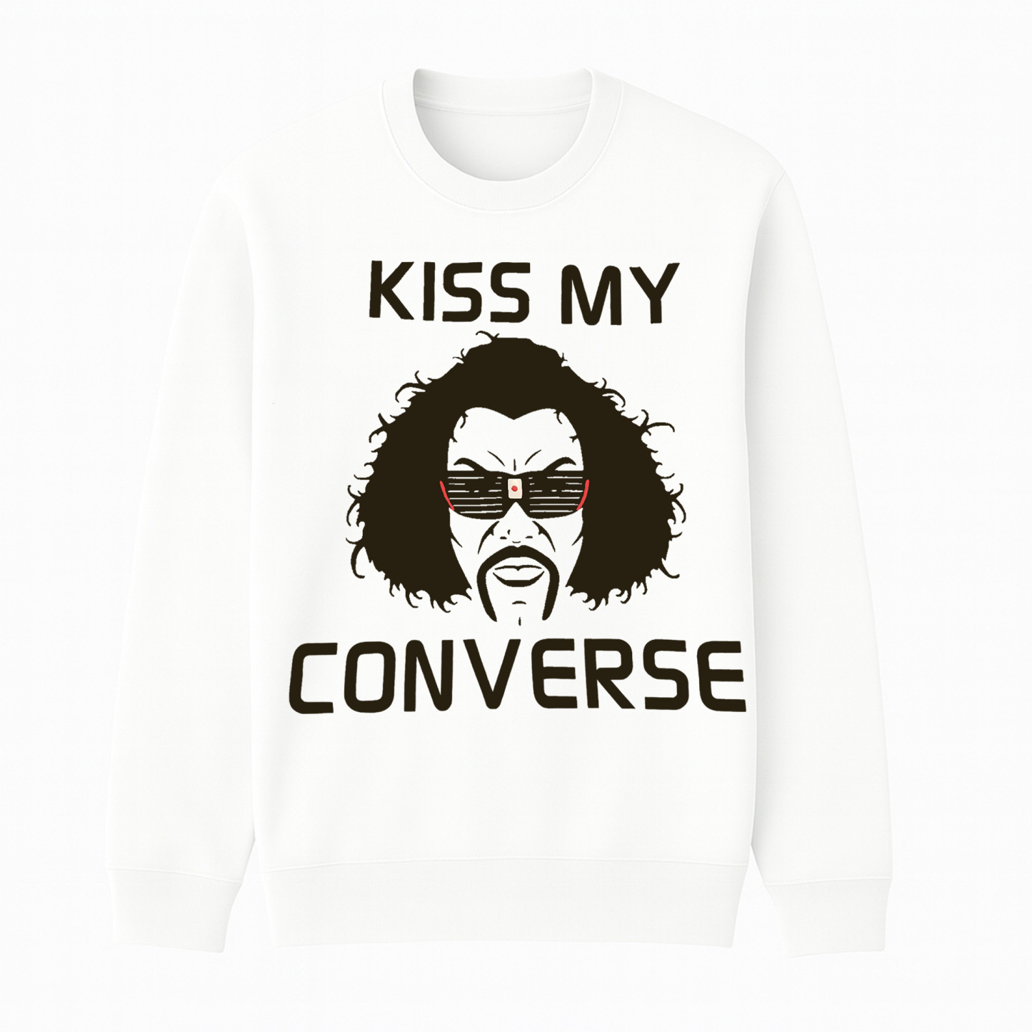 Kiss My Converse Crewneck Sweatshirt