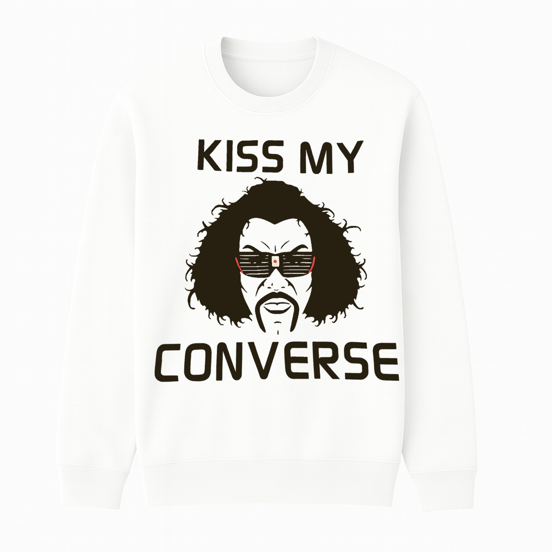 Kiss My Converse Crewneck Sweatshirt