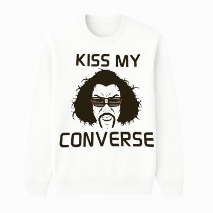 Kiss My Converse Crewneck Sweatshirt