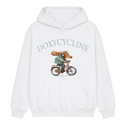 Doxycycline Dachshund Bicycle Unisex Shirt/Crewneck/Hoodie