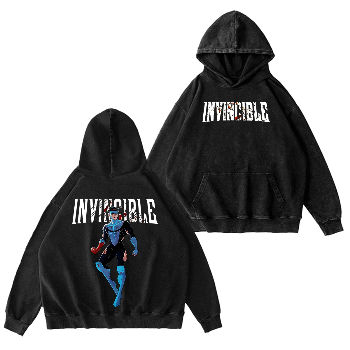 Invincible Mark Bloodied Washed T-shirt/Crewneck/Hoodie