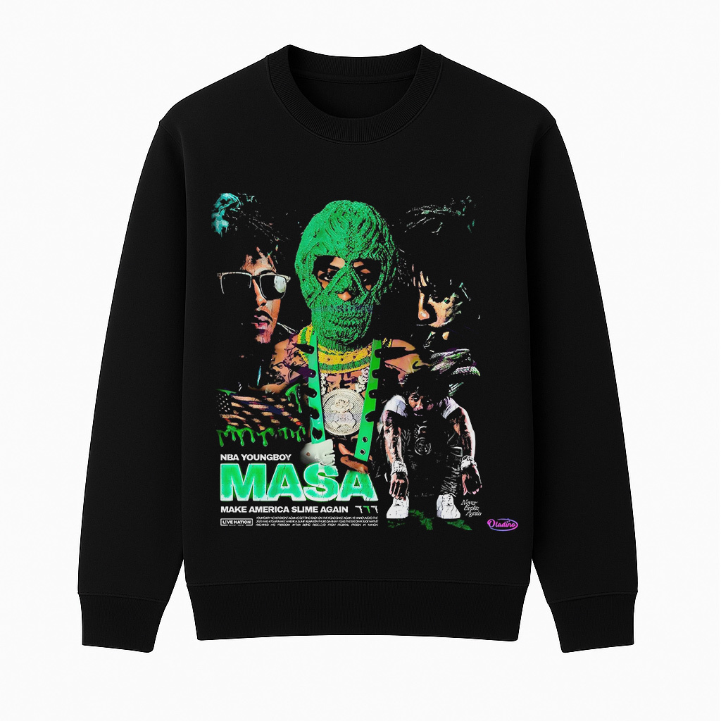 NBA Youngboy MASA Tour Shirt/Crewneck/Hoodie