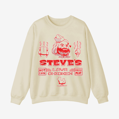 Steve's Lava Chicken Crewneck Sweatshirt