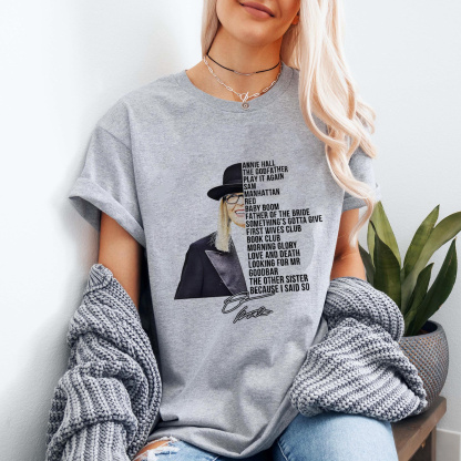 Diane Keaton Unisex Shirt/Crewneck/Hoodie