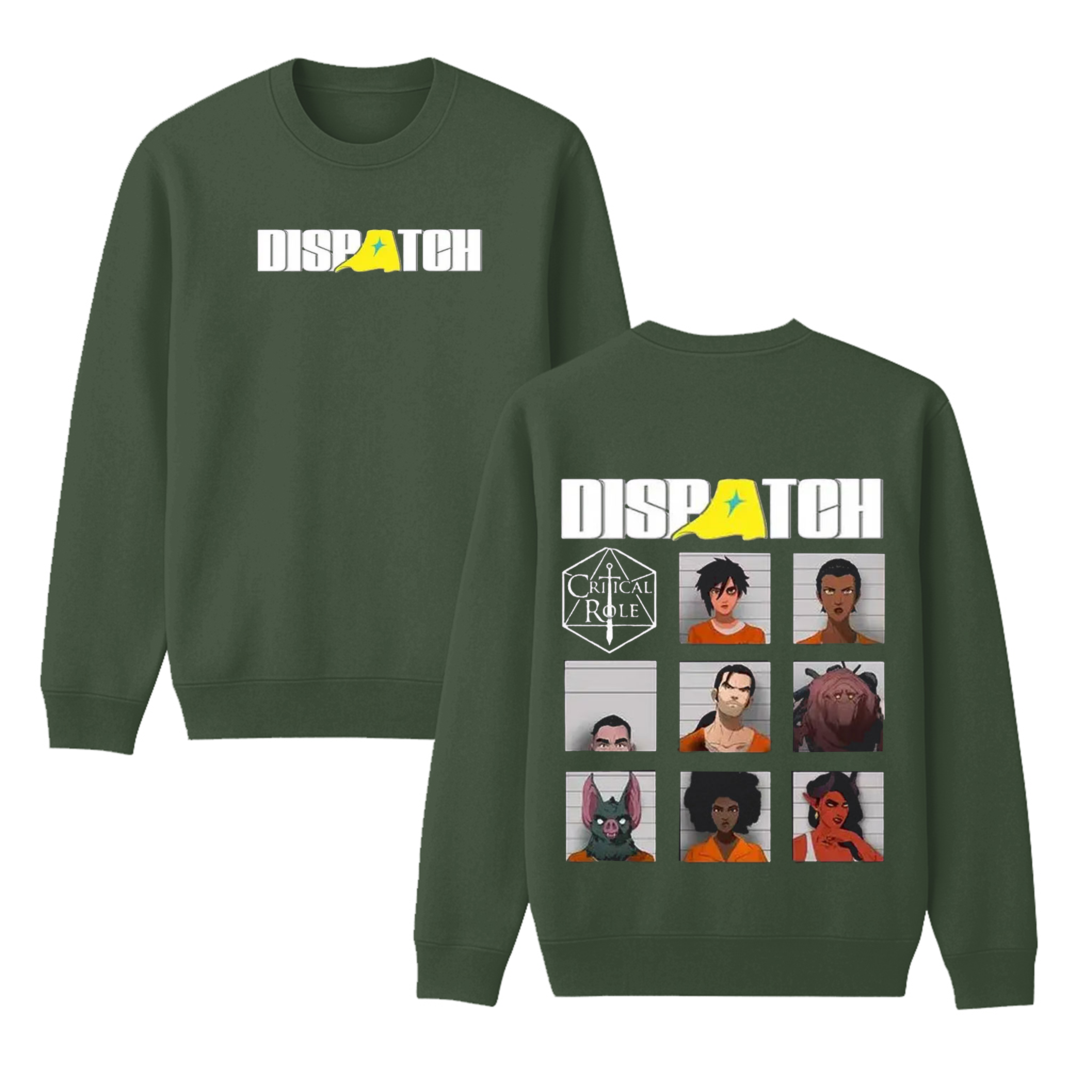 Dispatch Game Character Double Sides  Unisex Shirt/Crewneck/Hoodie