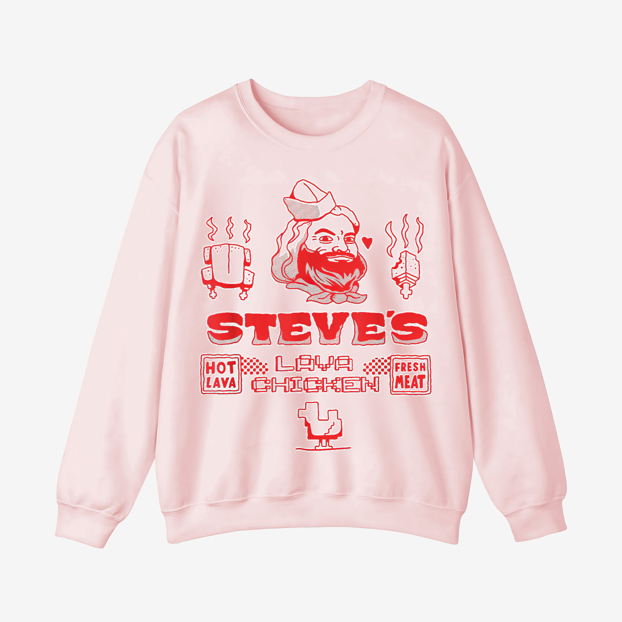 Steve's Lava Chicken Crewneck Sweatshirt