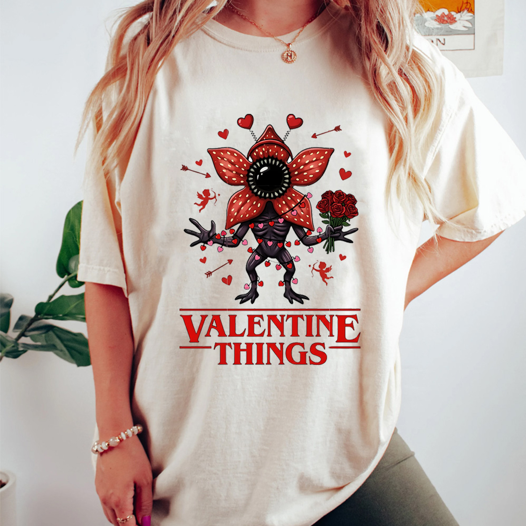 Stranger Things - Valentine's Day Unisex Shirt/Crewneck/Hoodie