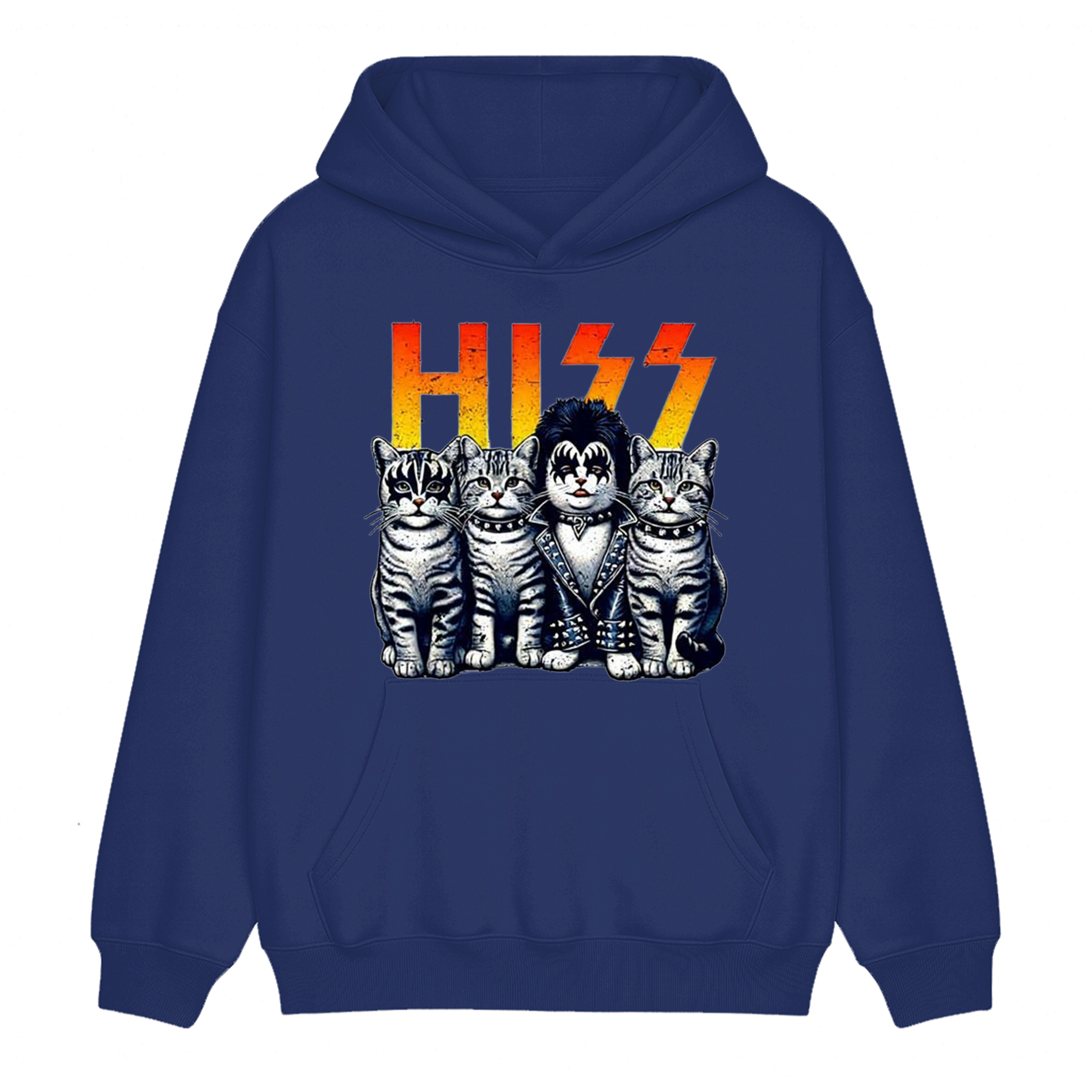 HISS Funny Cat Kittens Lover Hiss Distressed Style Unisex Shirt/Crewneck/Hoodie
