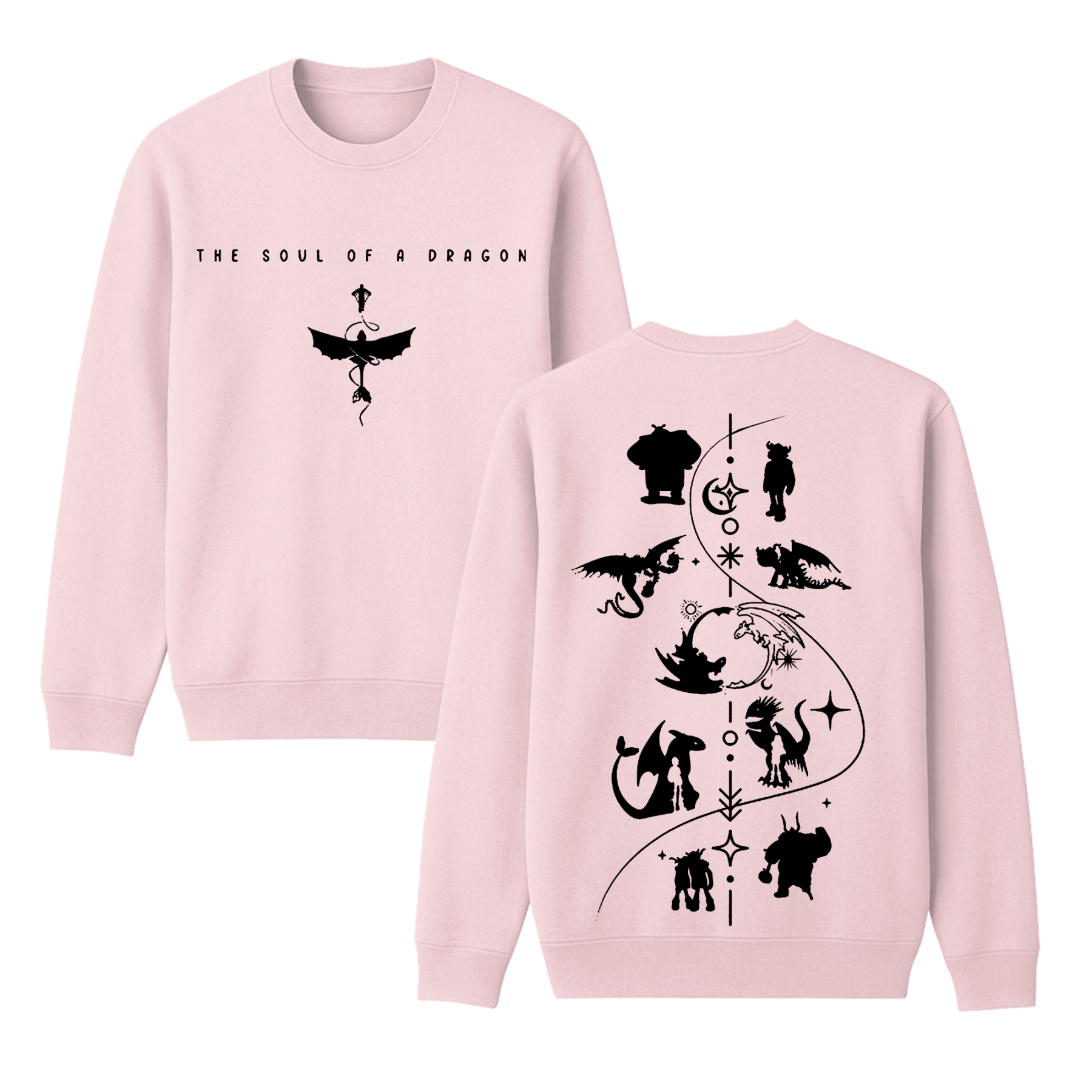 The Soul Of A Dragon Crewneck Sweatshirt