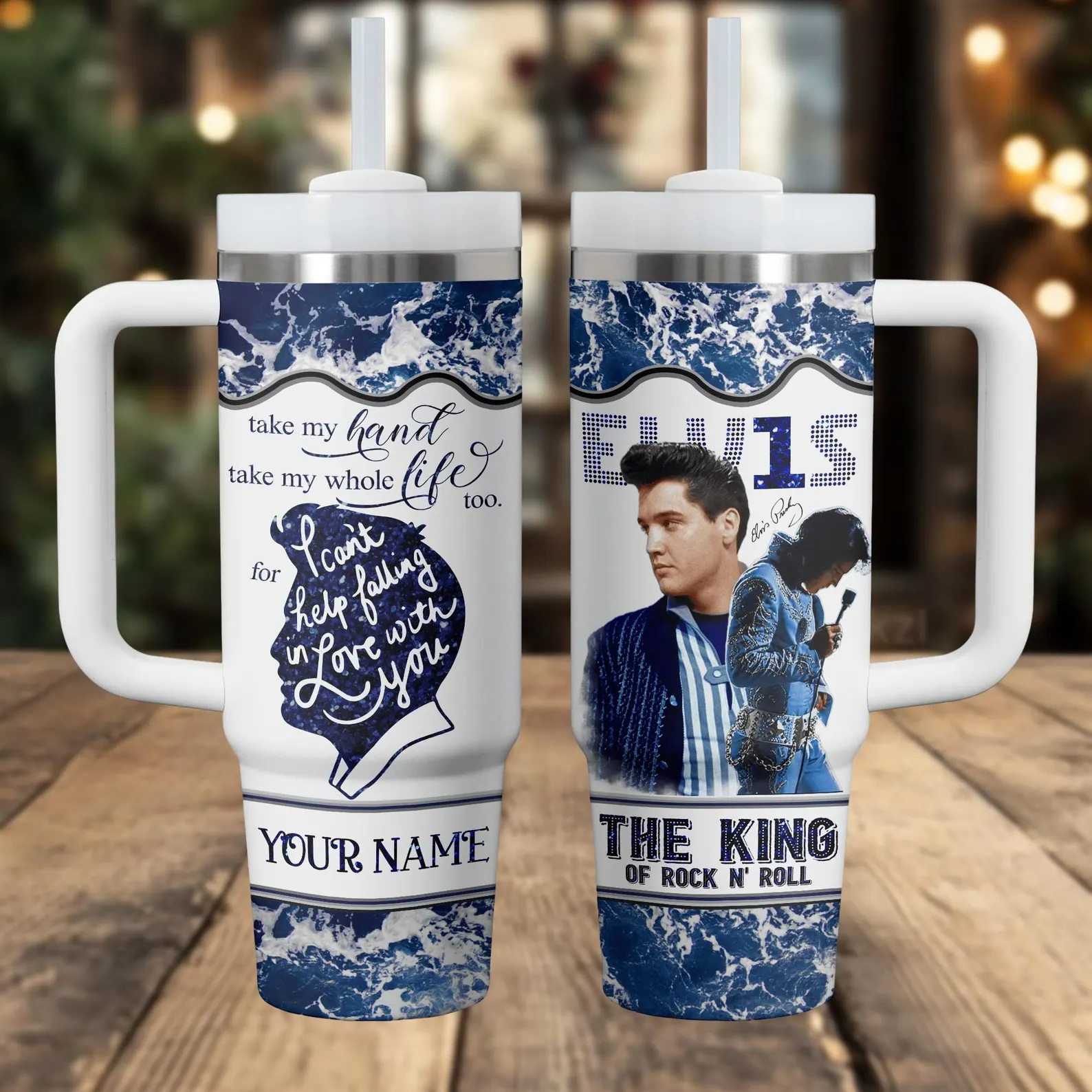 Elvis Presley 40oz Tumbler Stanley Cup