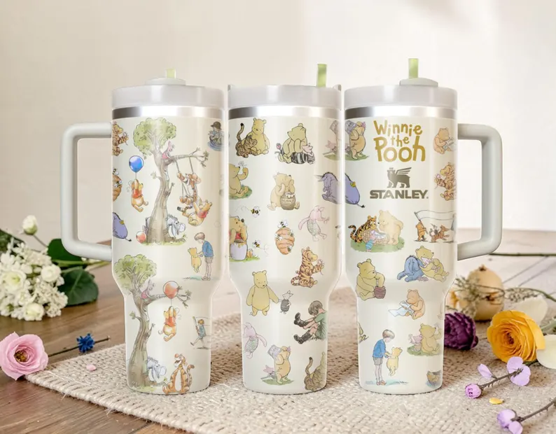 Disney Bear Winnie the Pooh 30oz 40oz Tumbler