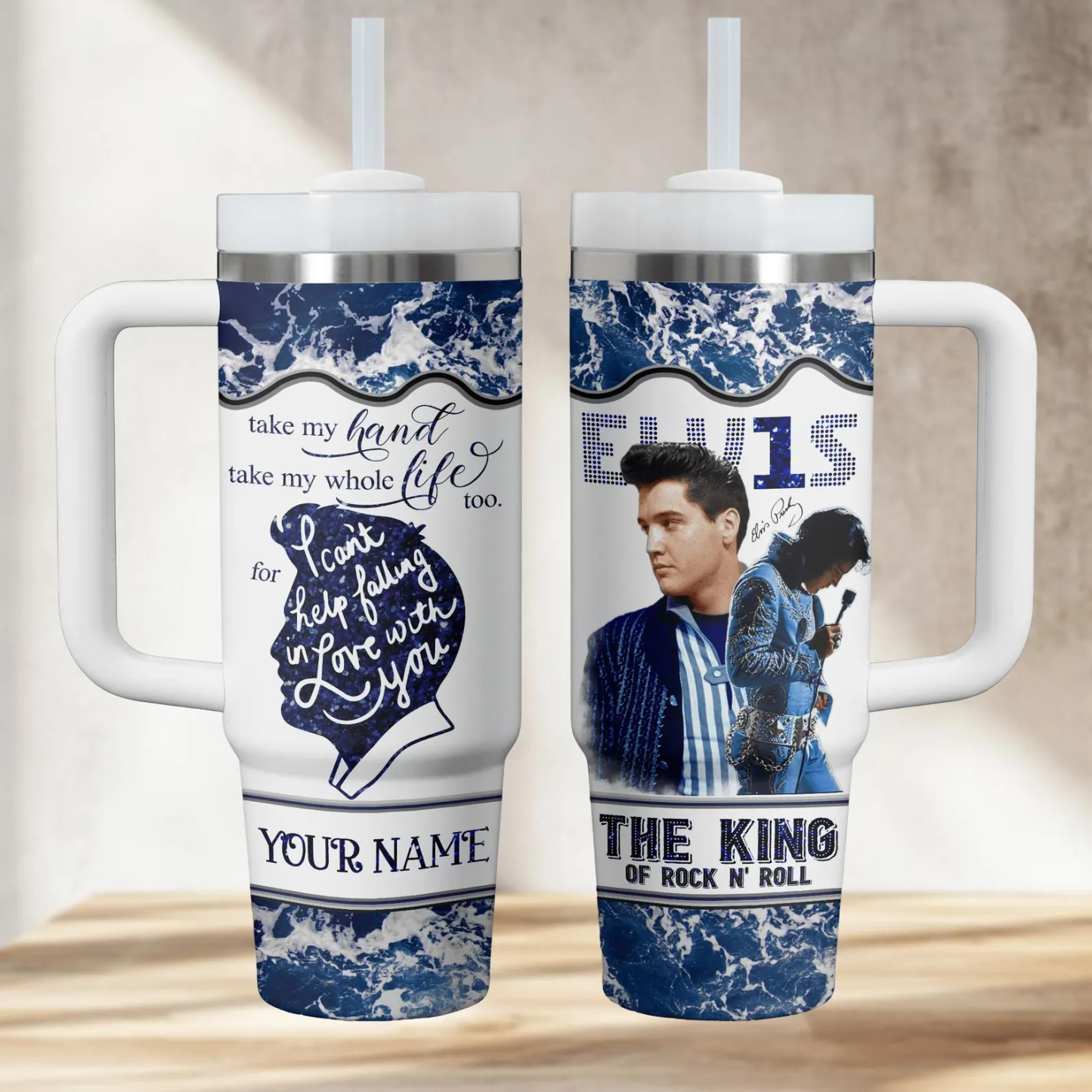 Elvis Presley 40oz Tumbler Stanley Cup