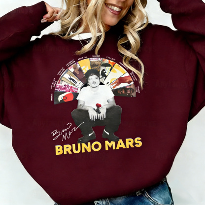 When Bruno Mars Enters A New Era Unisex Shirts/Crewneck/Hoodie