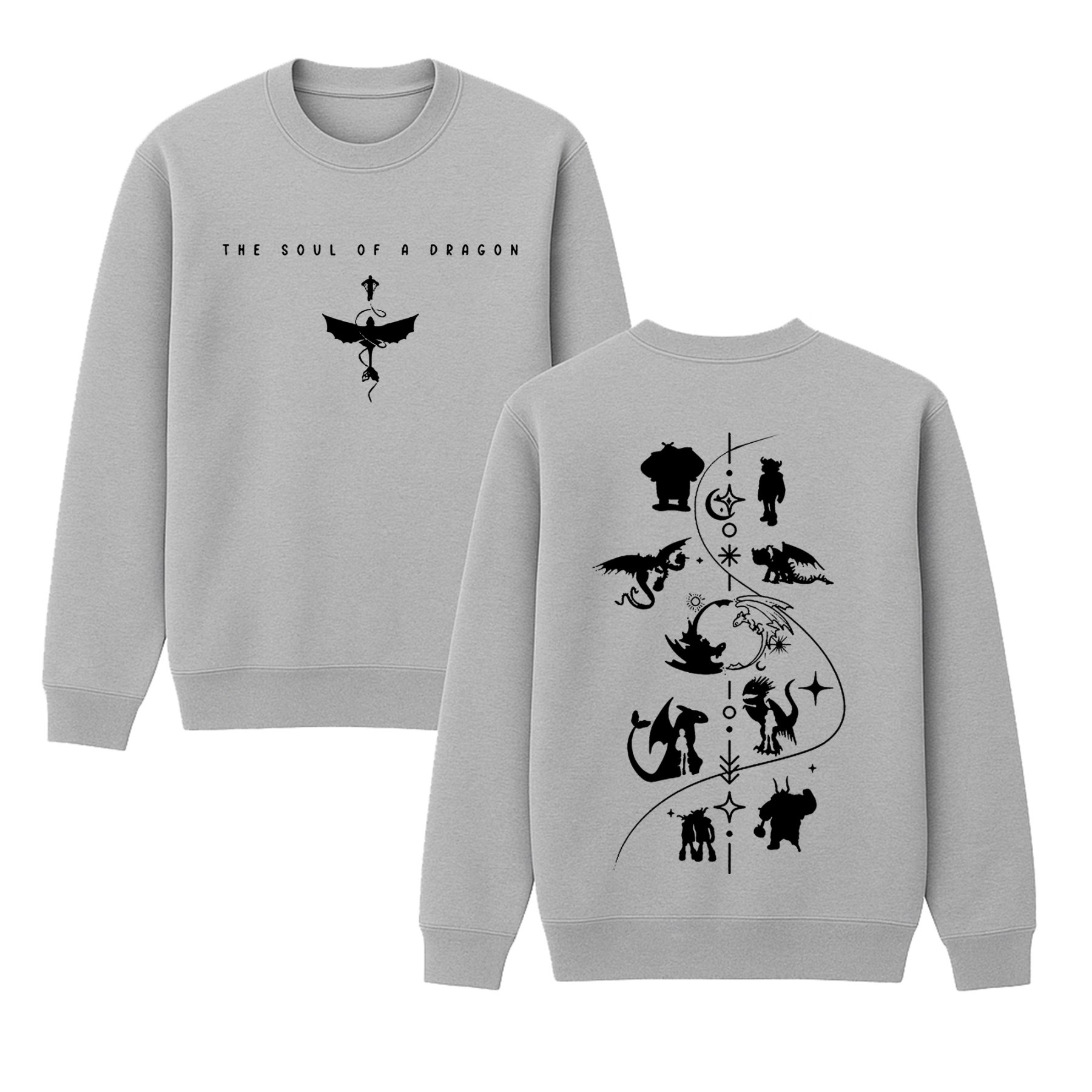 The Soul Of A Dragon Crewneck Sweatshirt