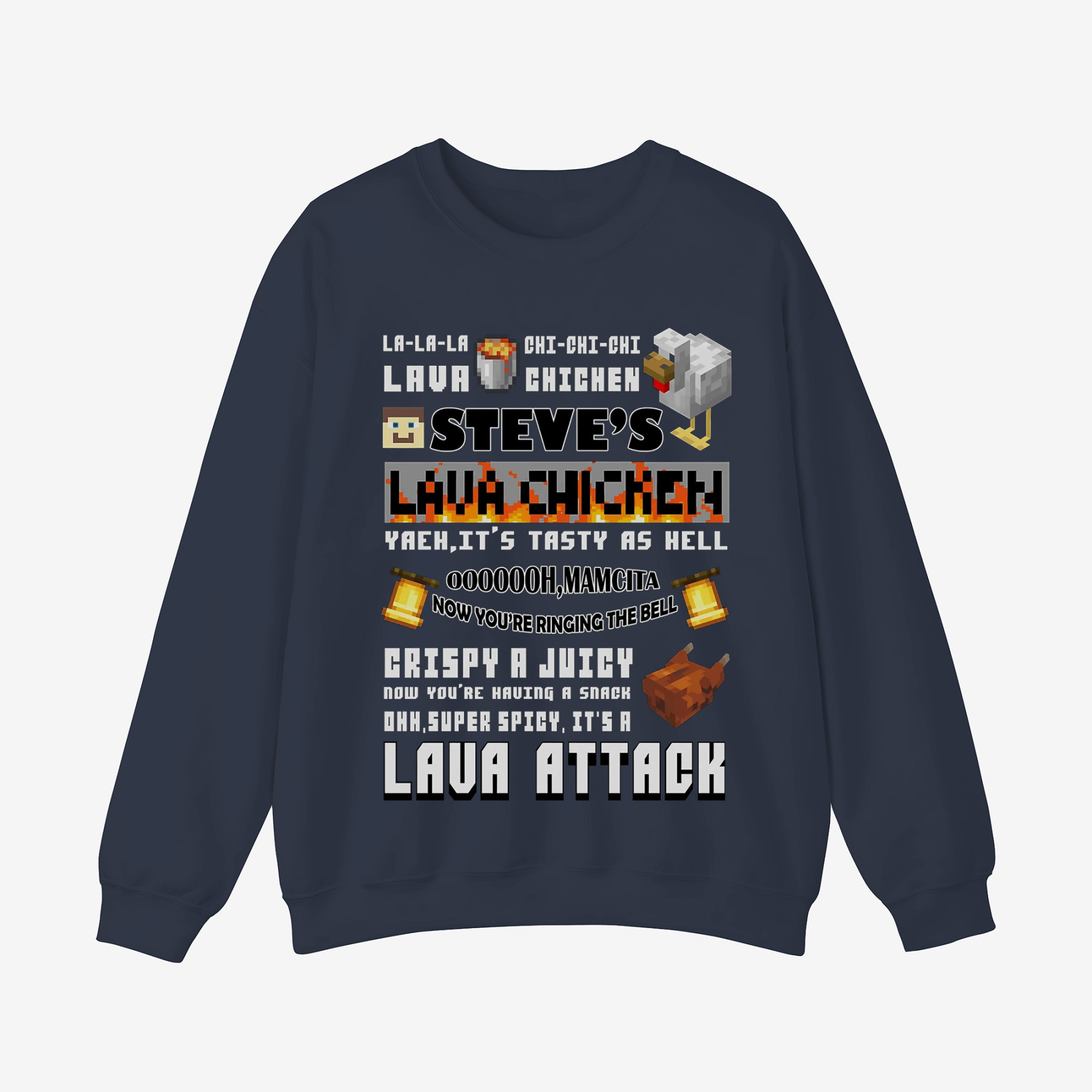 Lava Chicken Crewneck Sweatshirt