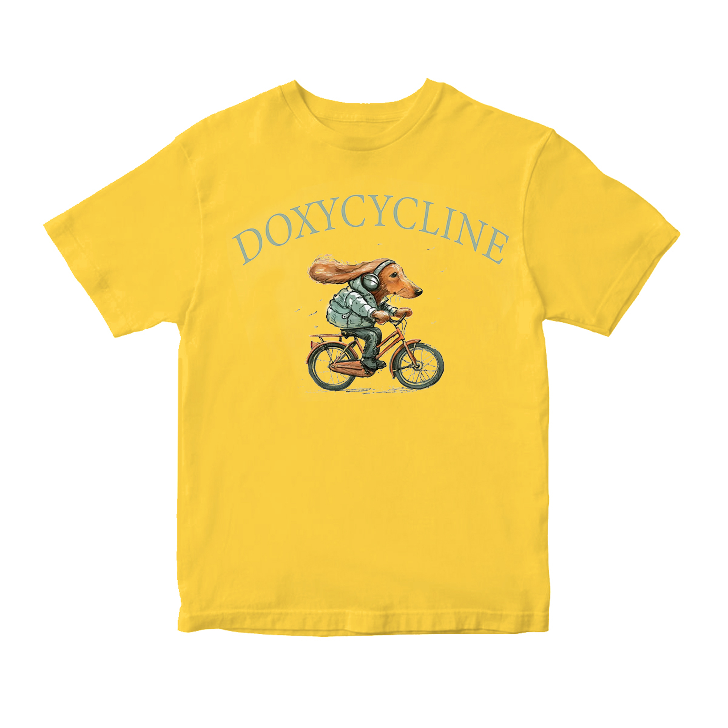 Doxycycline Dachshund Bicycle Unisex Shirt/Crewneck/Hoodie
