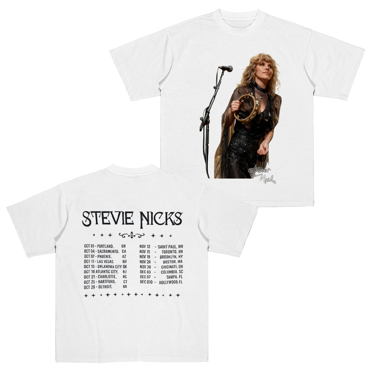 Stevie Nicks Tour 2025 T-Shirt