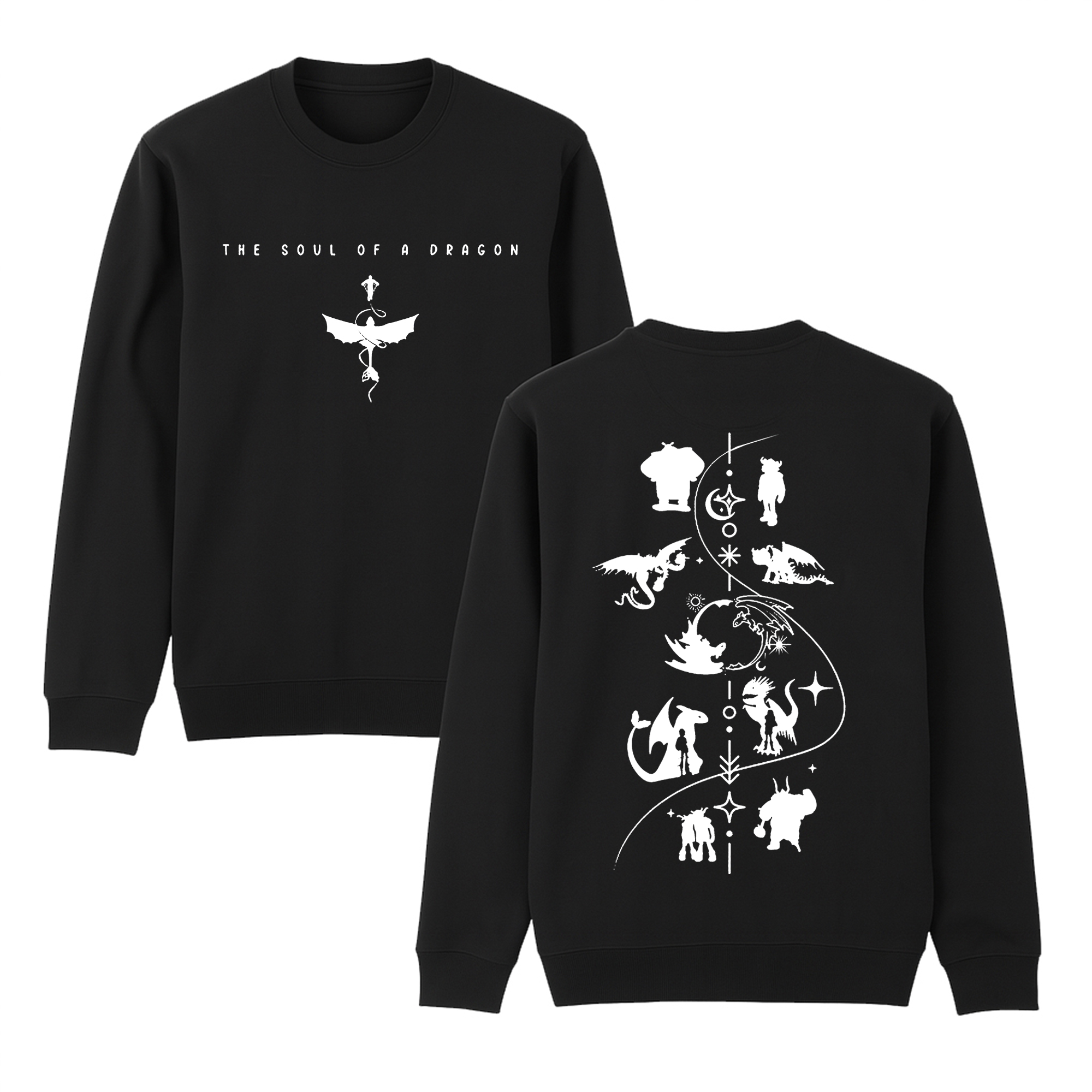 The Soul Of A Dragon Crewneck Sweatshirt