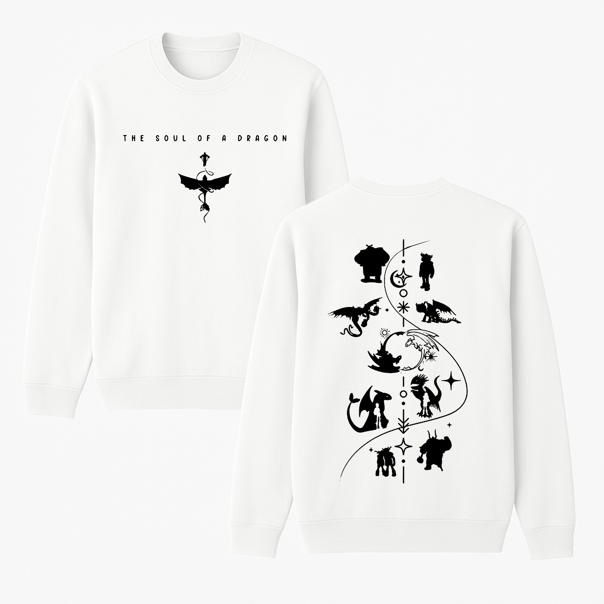 The Soul Of A Dragon Crewneck Sweatshirt