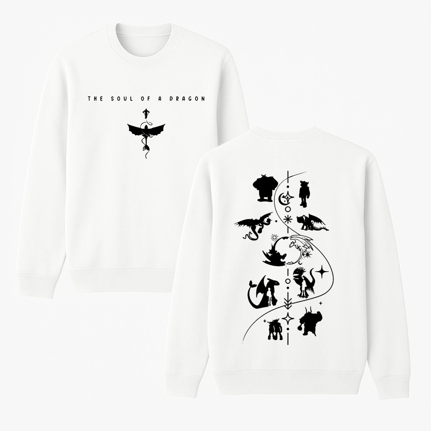 The Soul Of A Dragon Crewneck Sweatshirt