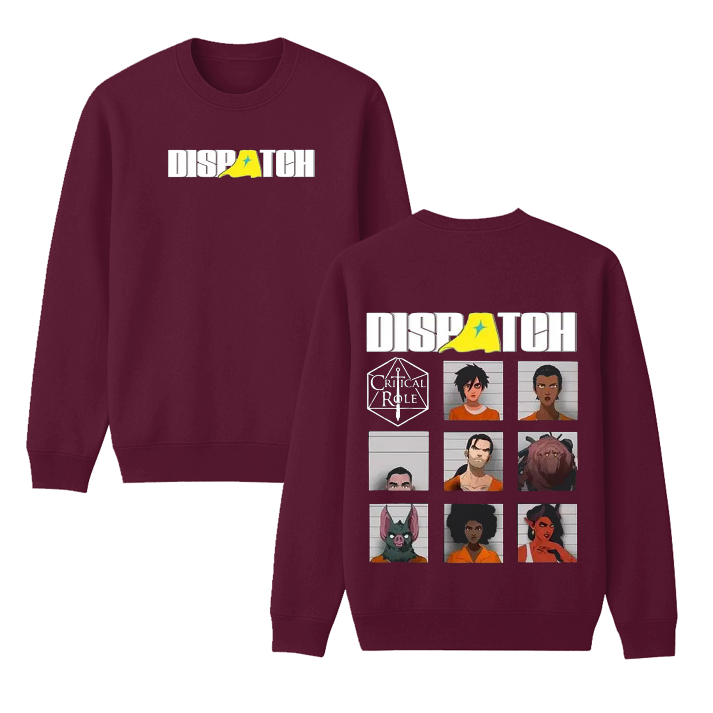 Dispatch Game Character Double Sides  Unisex Shirt/Crewneck/Hoodie