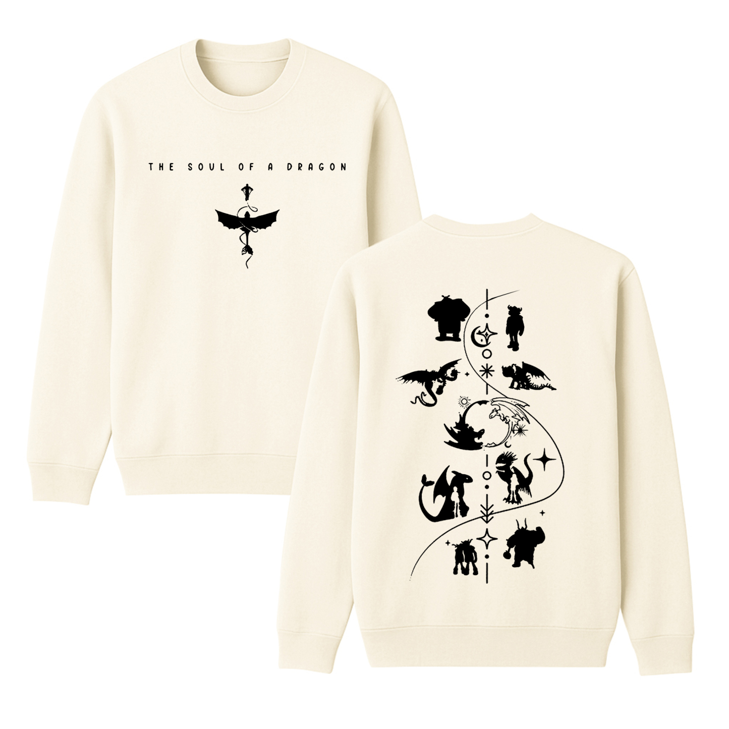 The Soul Of A Dragon Crewneck Sweatshirt