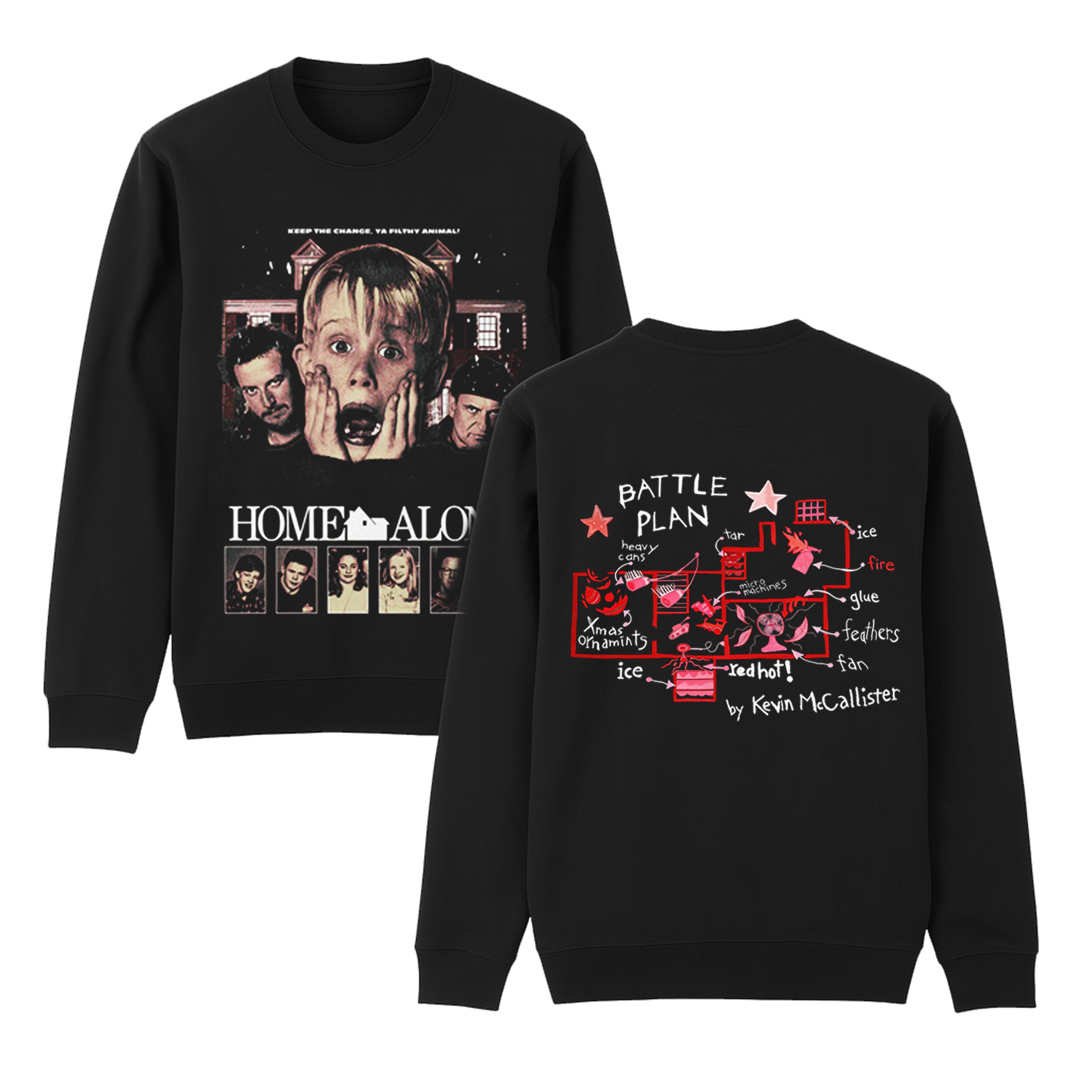 Home Alone Unisex Vintage Oversized T-shirt/Crewneck/Hoodie