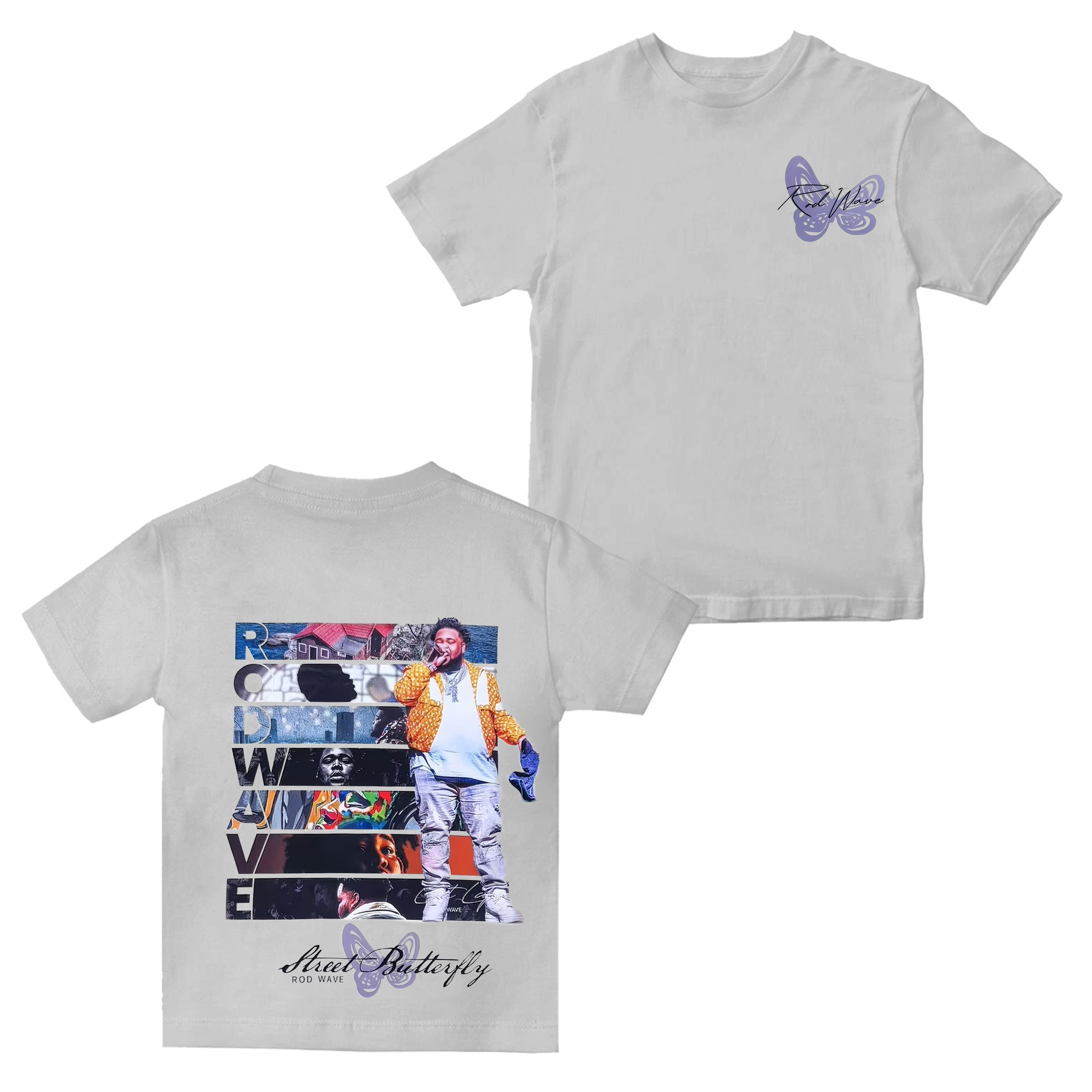 Rod Wave "Street Butterfly" Unisex Shirt/Crewneck/Hoodie