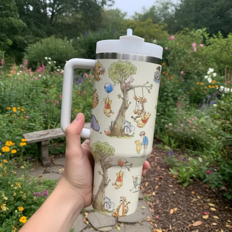 Disney Bear Winnie the Pooh 30oz 40oz Tumbler