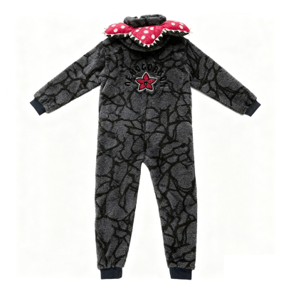 Unisex Stranger Things Hooded One Piece Pajamas Set