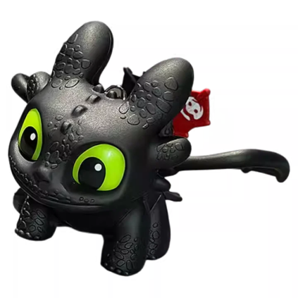 Universal How to Train Your Dragon Toothless Keychain Backpack Charm/Accessory