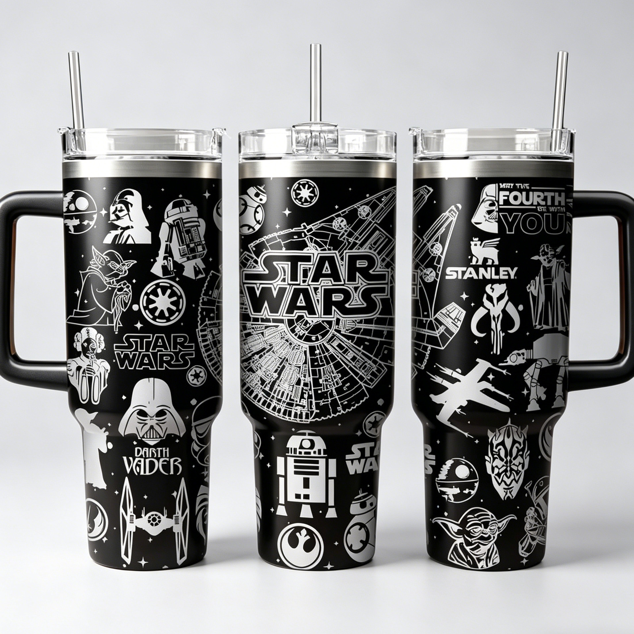Star Wars Engraved Tumbler 40OZ