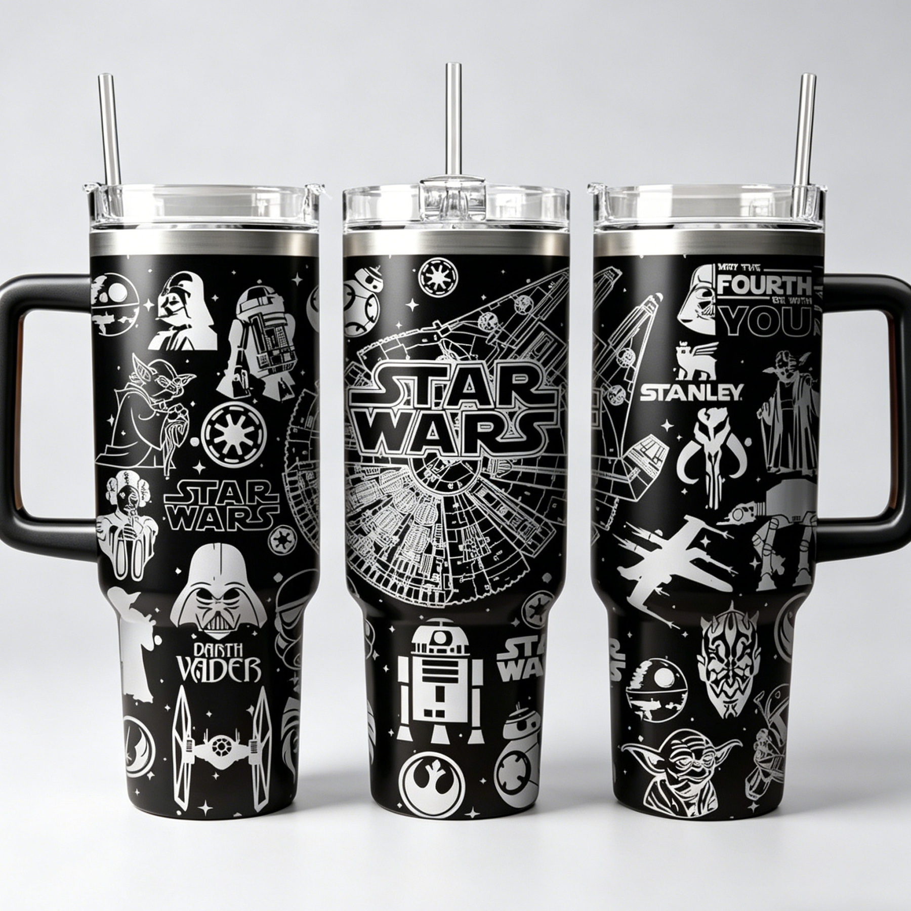 Star Wars Engraved Tumbler 40OZ