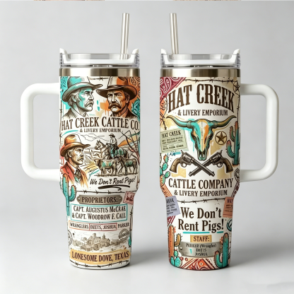 Bud and Sissy Cowboys Tumbler 40oz