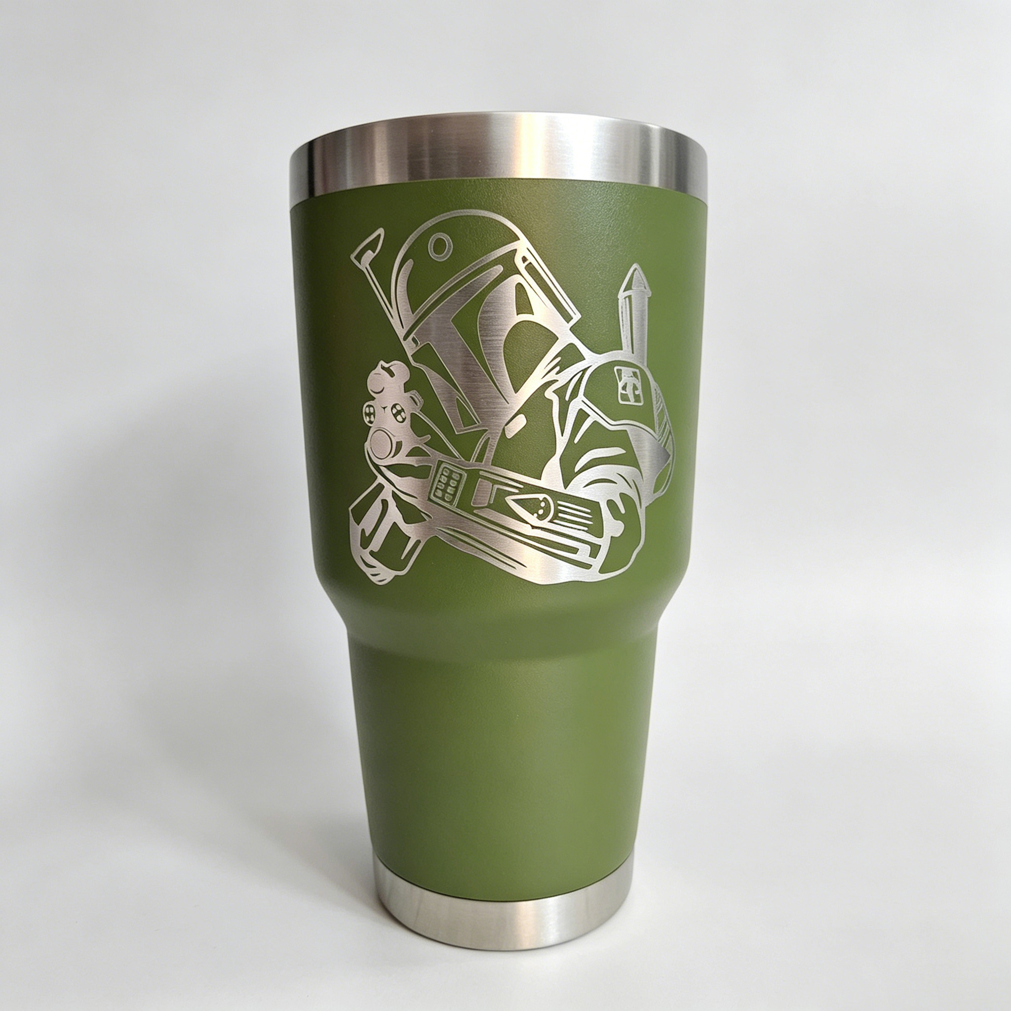 30oz Boba Fett Star Wars Stainless Steel Tumbler with Lid,