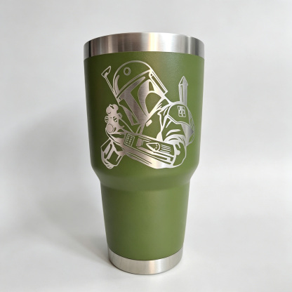 30oz Boba Fett Star Wars Stainless Steel Tumbler with Lid,
