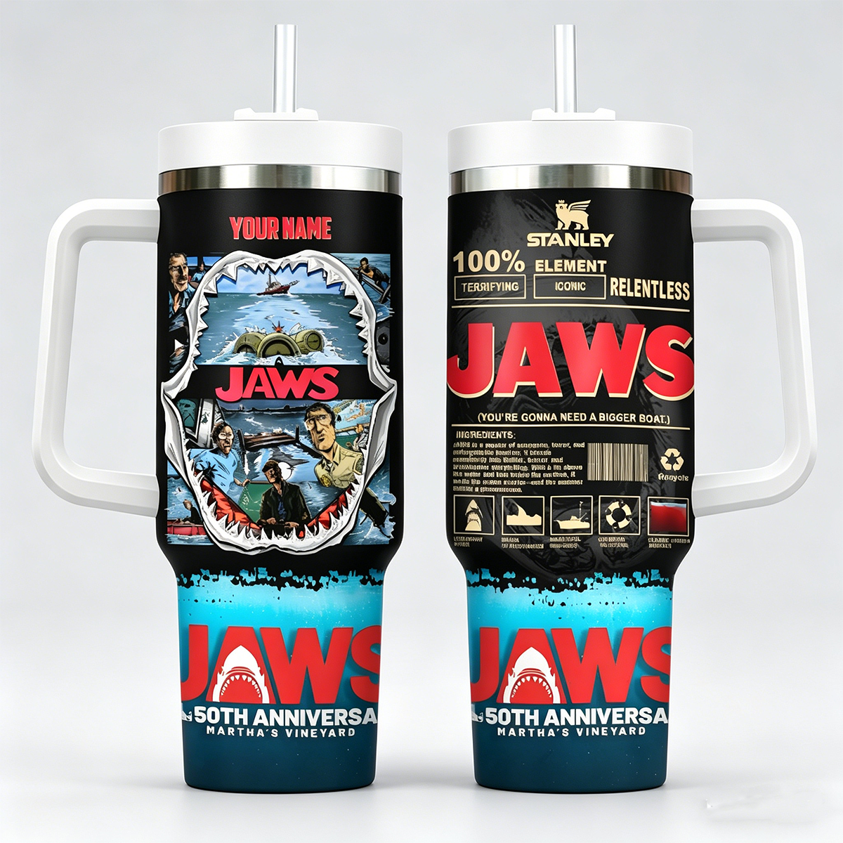 Jaws 50th Anniversary Martha’s Vineyeard Stanley Tumbler
