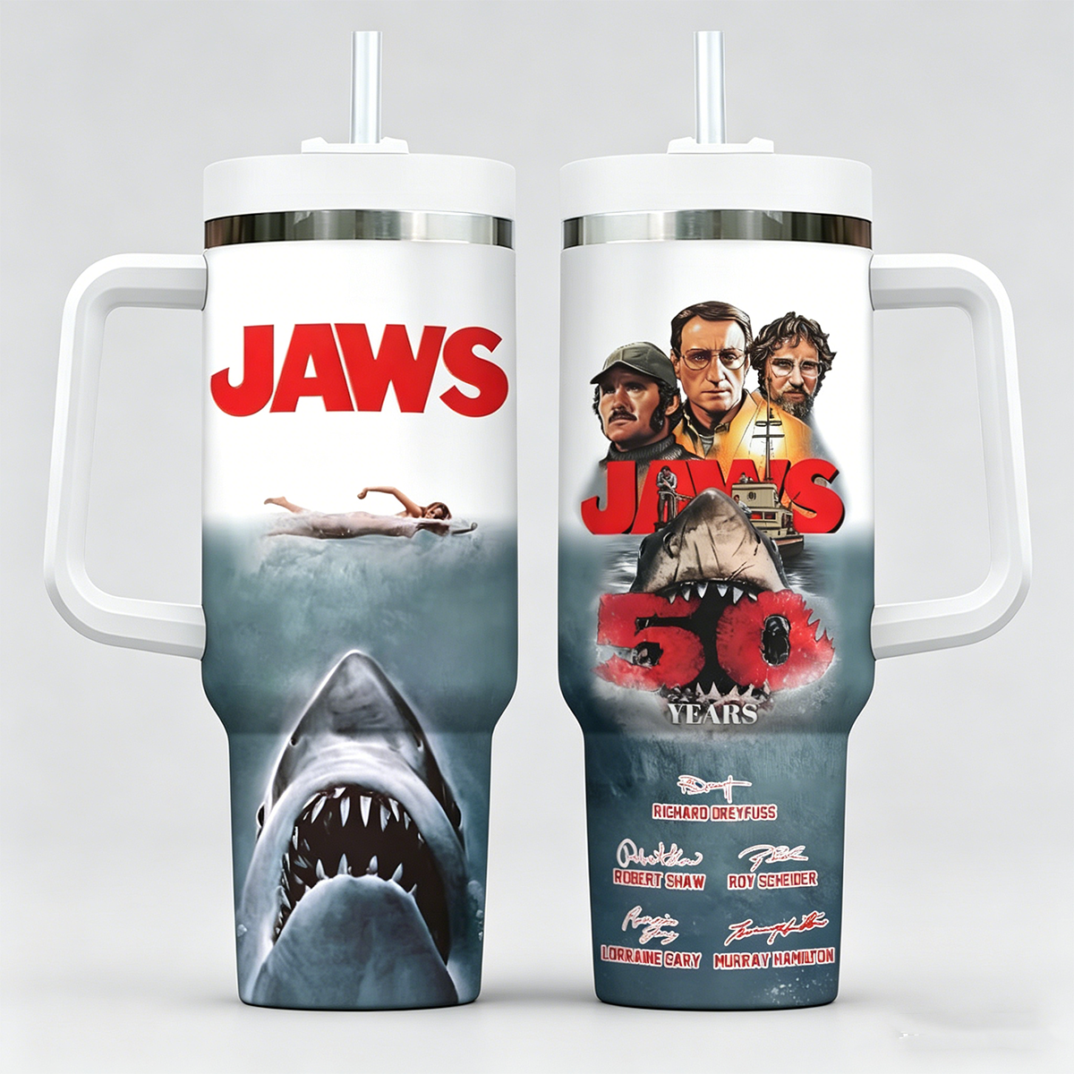 Jaws 50th Anniversary 40oz Stanley Tumbler