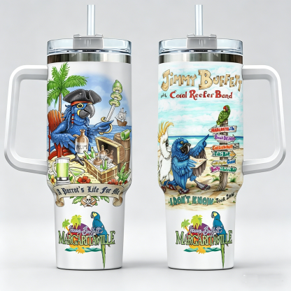 Jimmy Buffett's Margaritaville beach Gift For Fans 40oz Tumbler